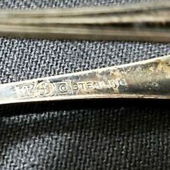 Solid Sterling Tongs Set of Three Ice Cheese Vegetable Serving Server - Picture 5 of 6